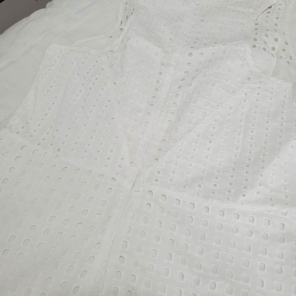 Banana Republic white eyelet lace dress - Picture 6 of 7